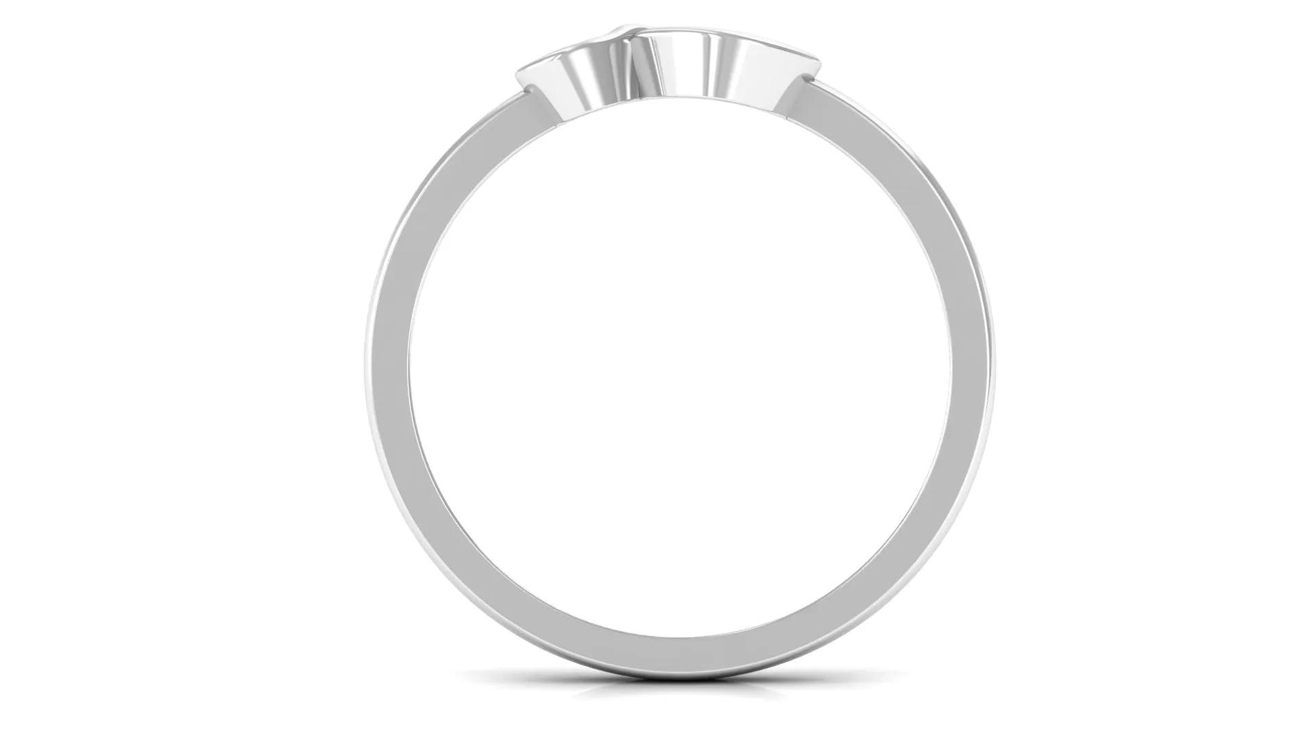 Illusion Set Diamond Promise Ring in Infinity Style