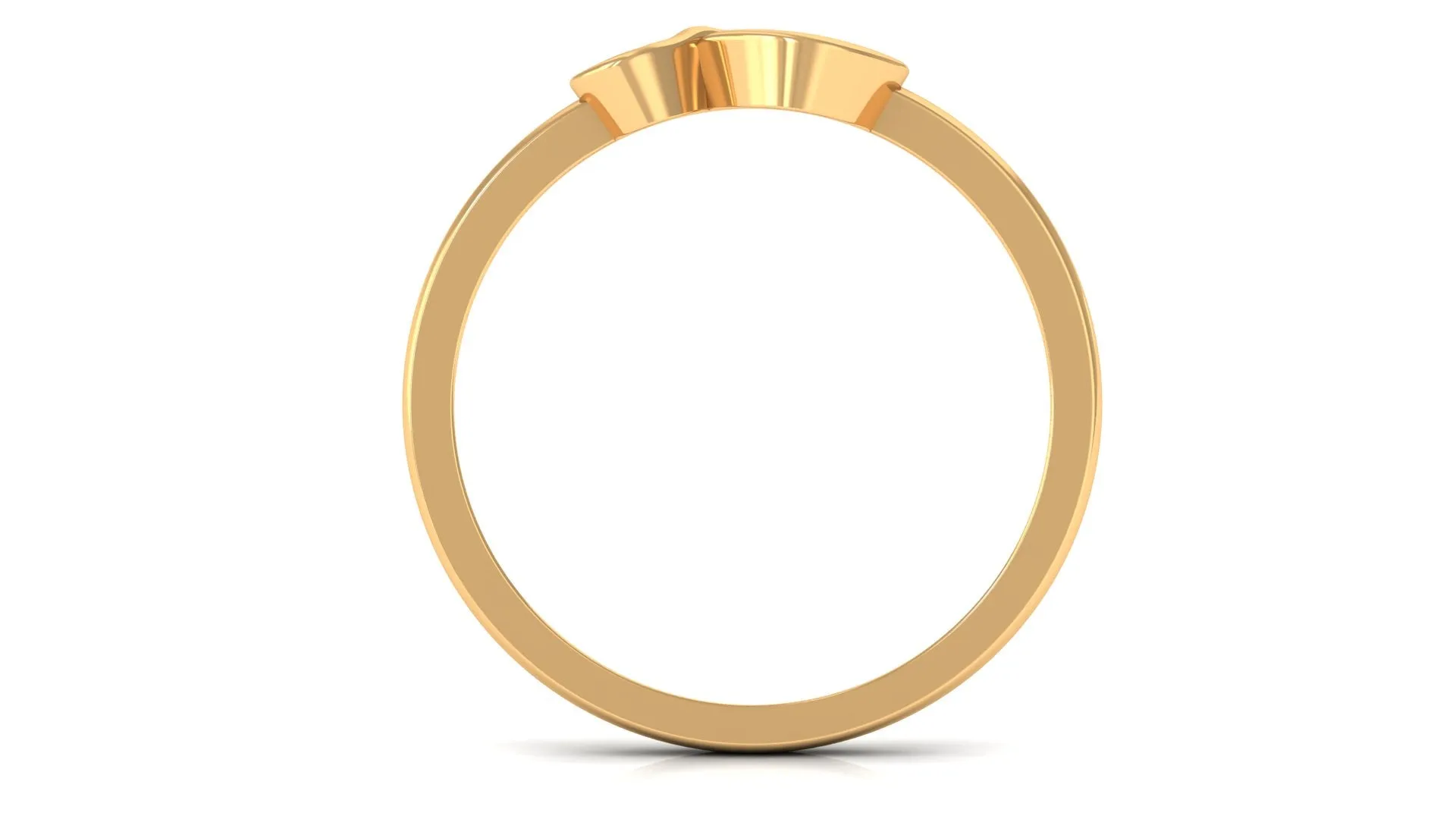 Illusion Set Diamond Promise Ring in Infinity Style