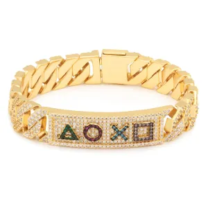 Inspired by PlayStation® - Iced PS Buttons Bracelet