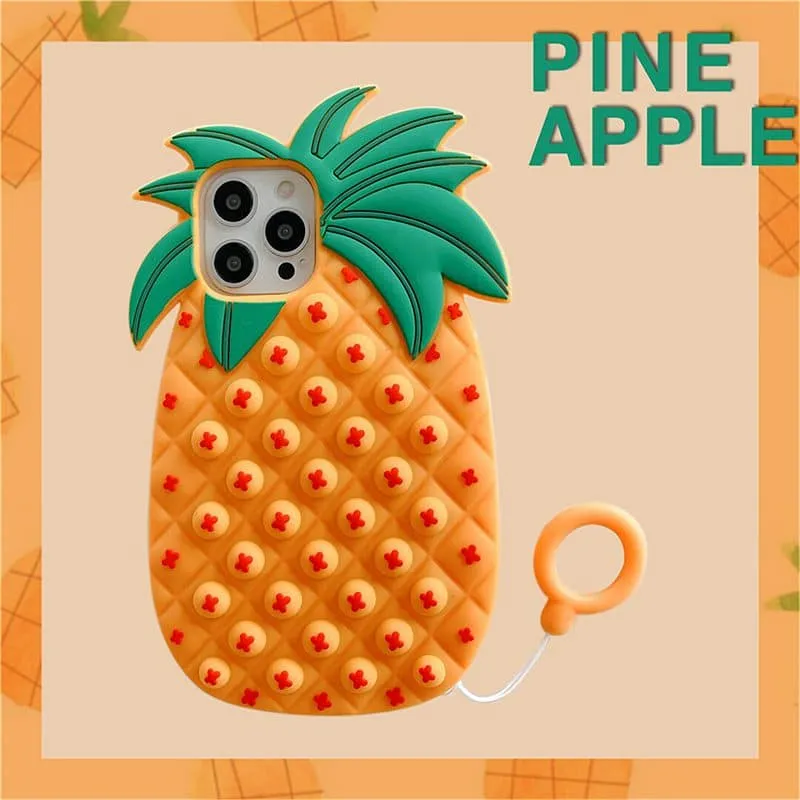 Kawaii Liquid Strawberry iPhone Case
