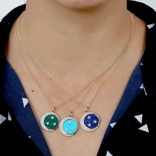 Lapis Star Pendant 20mm