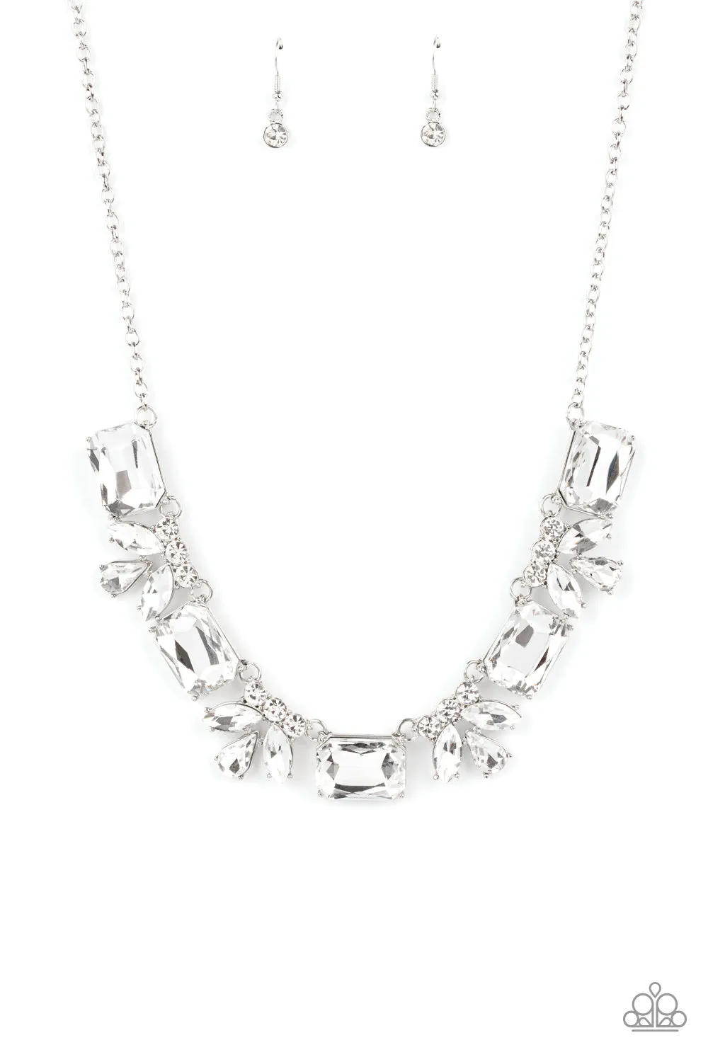 Long Live Sparkle - White Necklace - Paparazzi Accessories