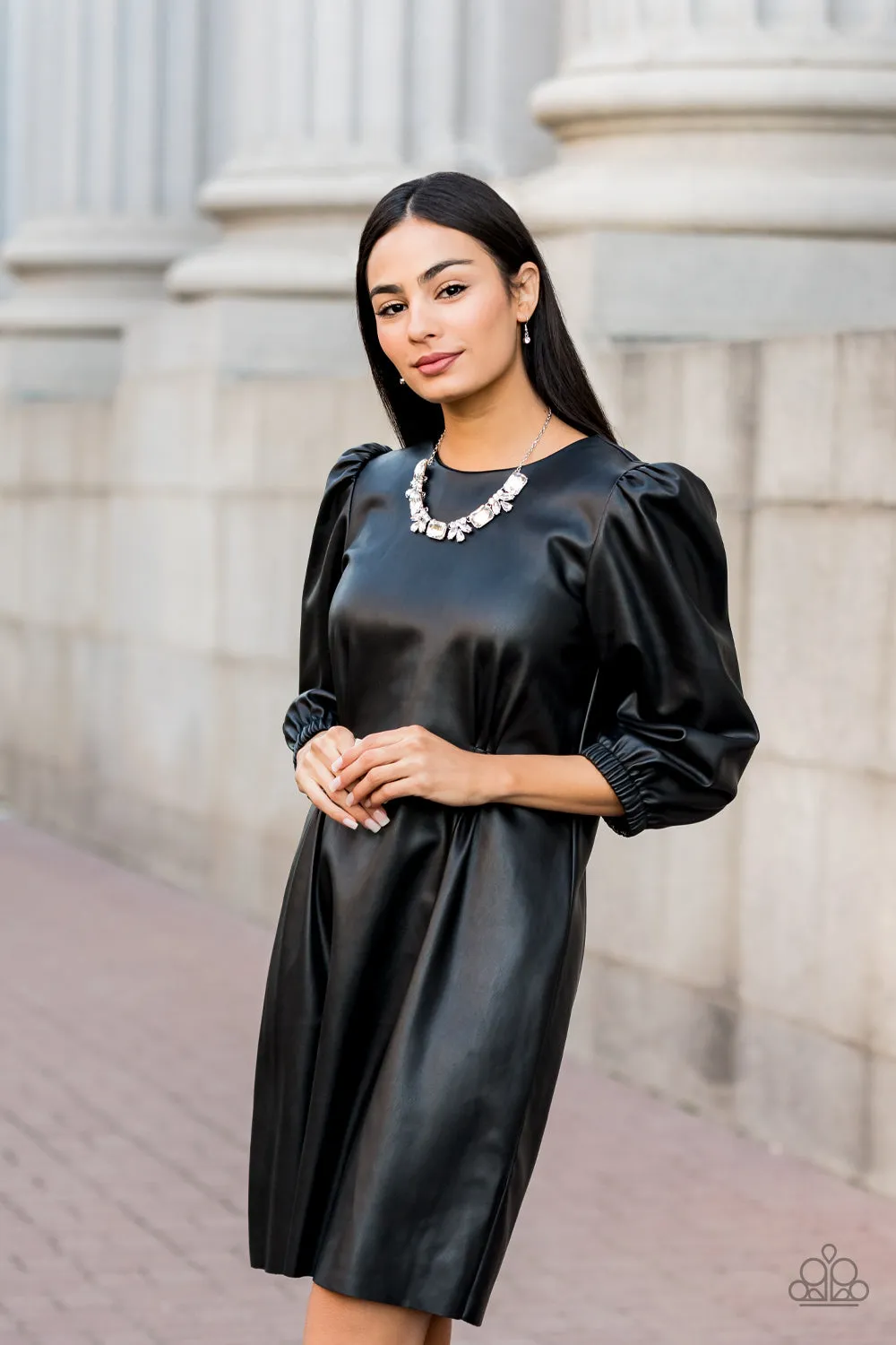 Long Live Sparkle - White Necklace - Paparazzi Accessories