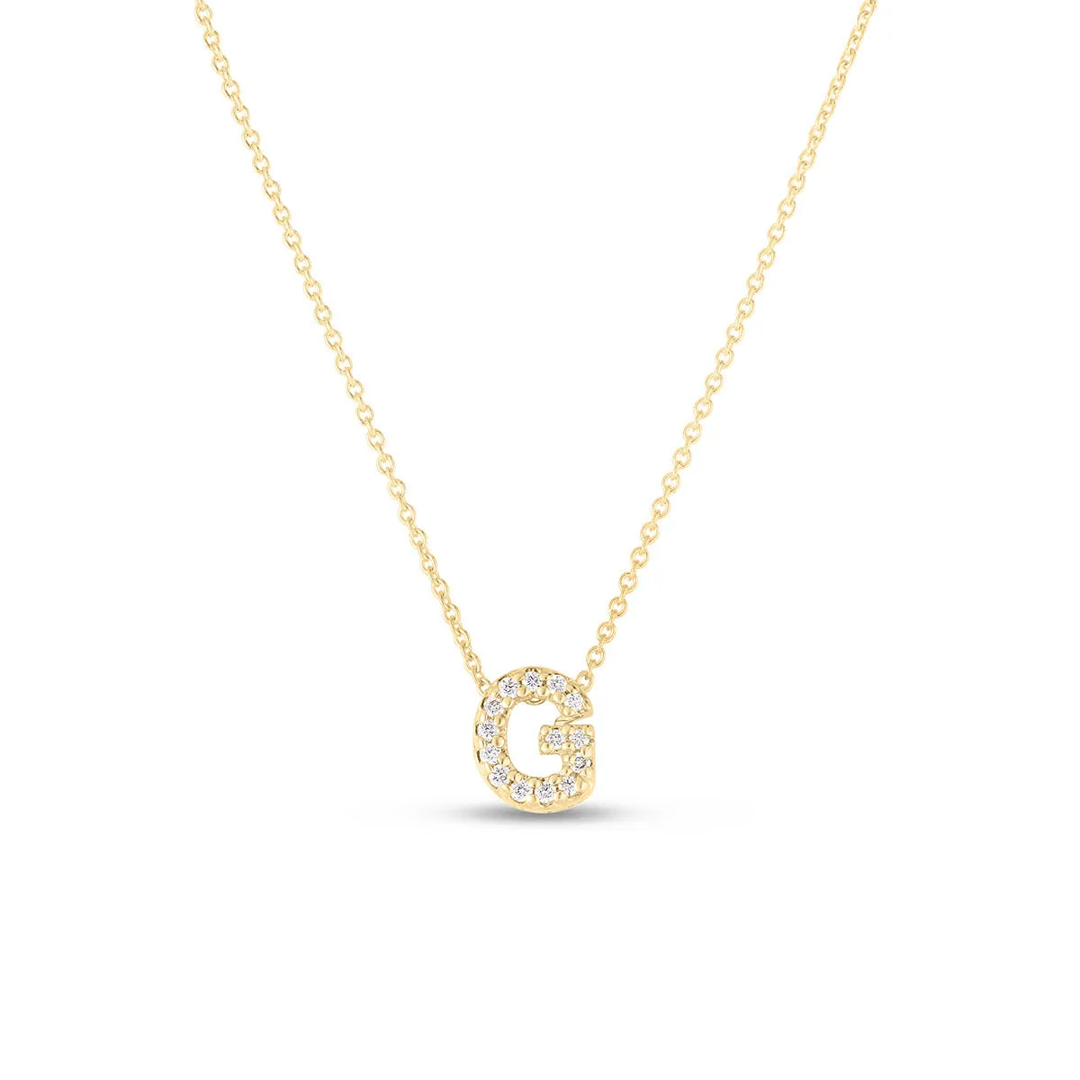 Love Letter G Pendant with Diamonds
