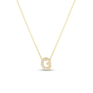 Love Letter G Pendant with Diamonds