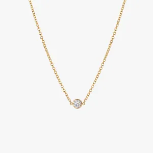 Minimal Dainty Sparkly Bezel Choker
