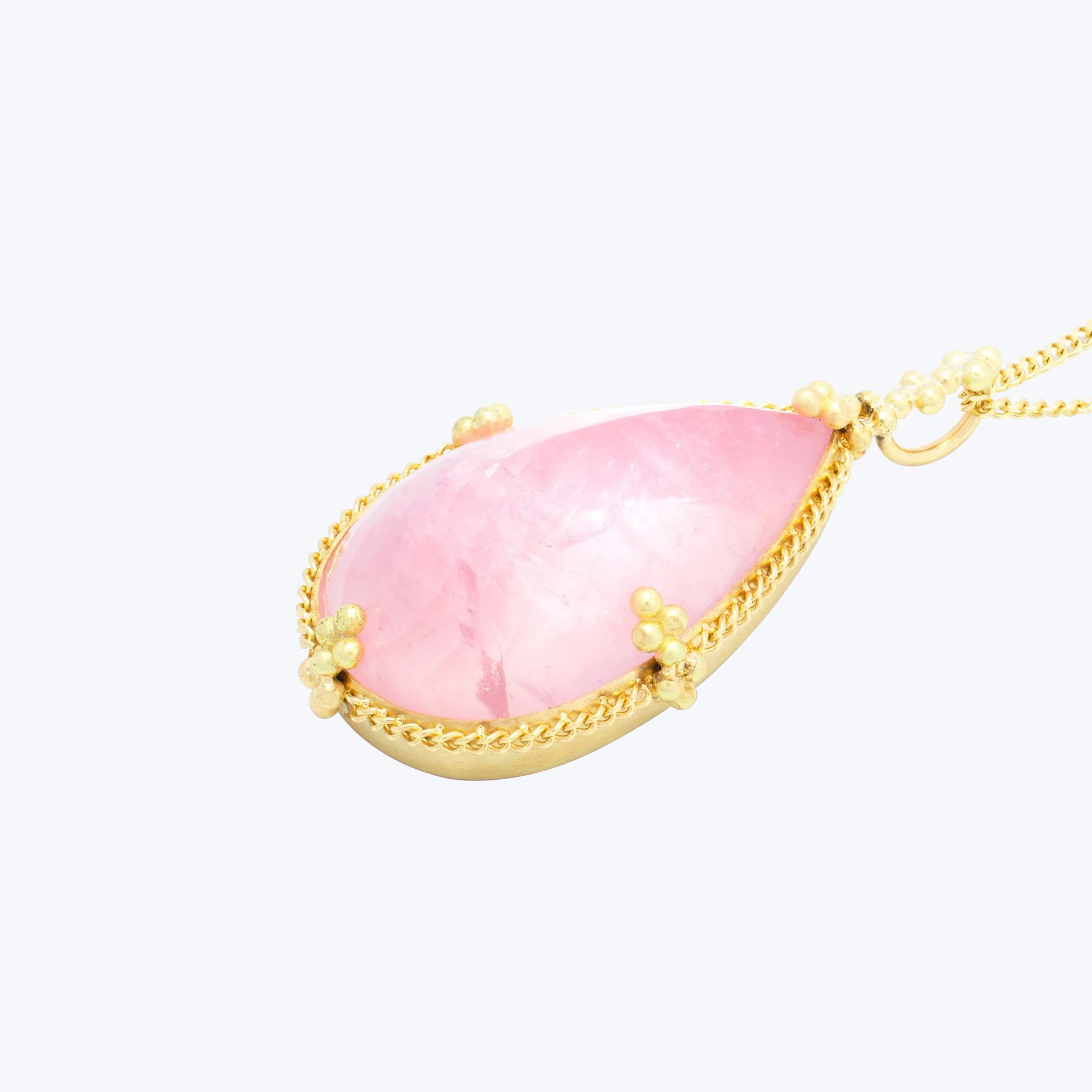 Morganite 18k One-of-a-Kind Necklace
