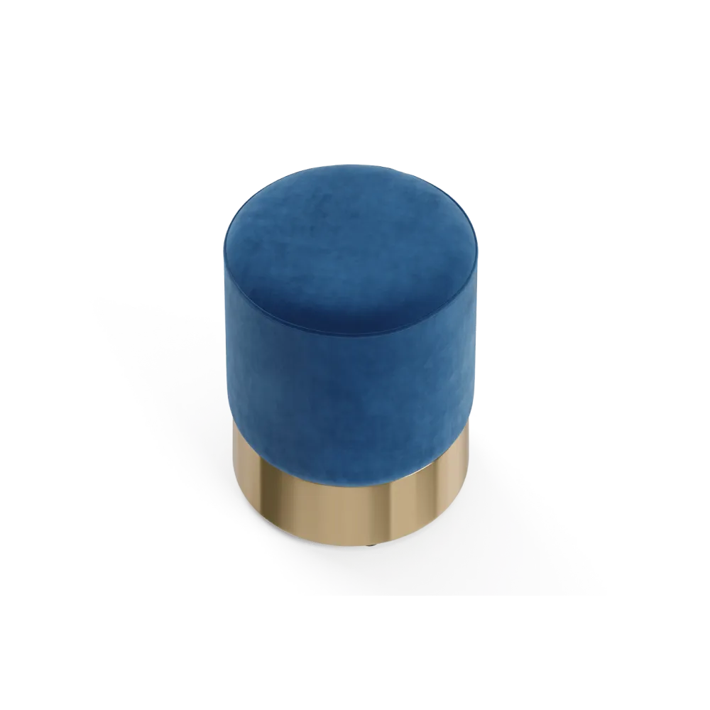 Ocean Blue Footstool
