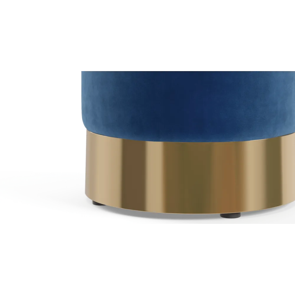 Ocean Blue Footstool