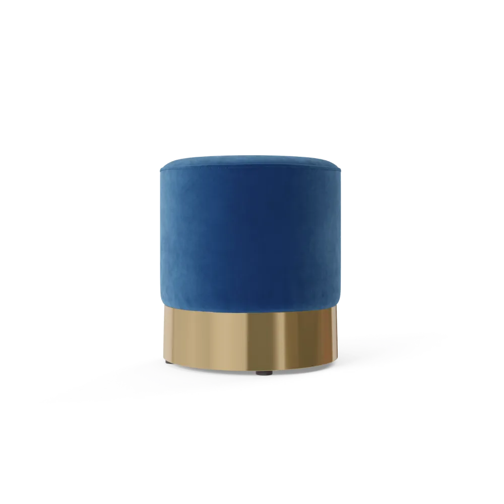 Ocean Blue Footstool