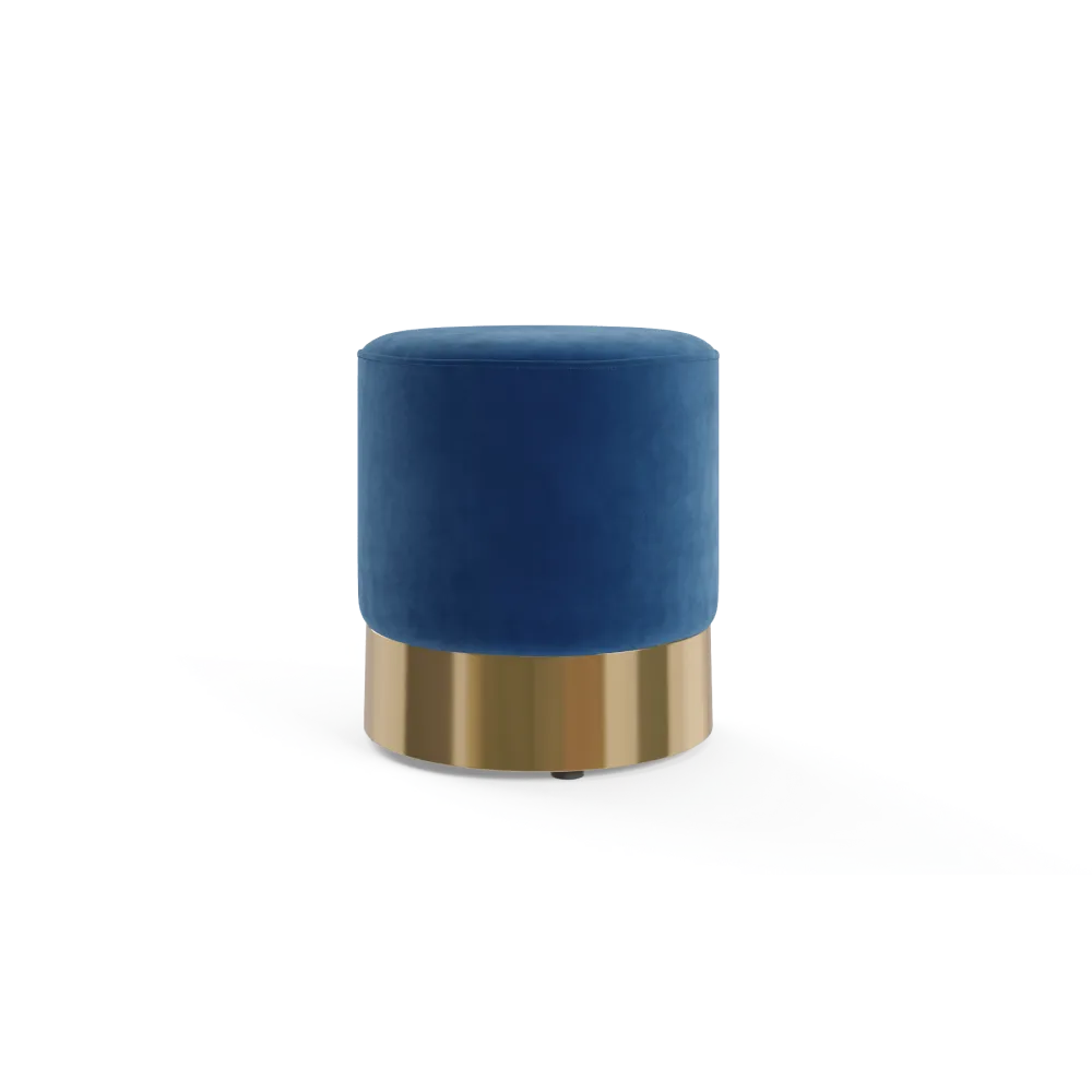 Ocean Blue Footstool
