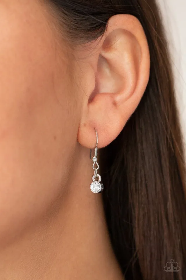 Paparazzi Necklace ~ Deluxe Diadem - White