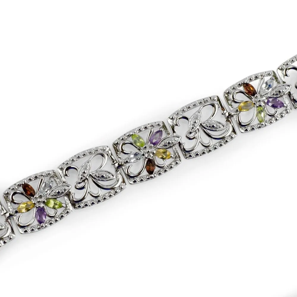 Preciada Gemstone Sterling Silver Bracelet