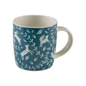 Price & Kensington 340ml Emerald Green Woodland Mug