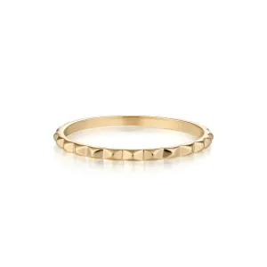 Pyramid 14kt Gold Ring