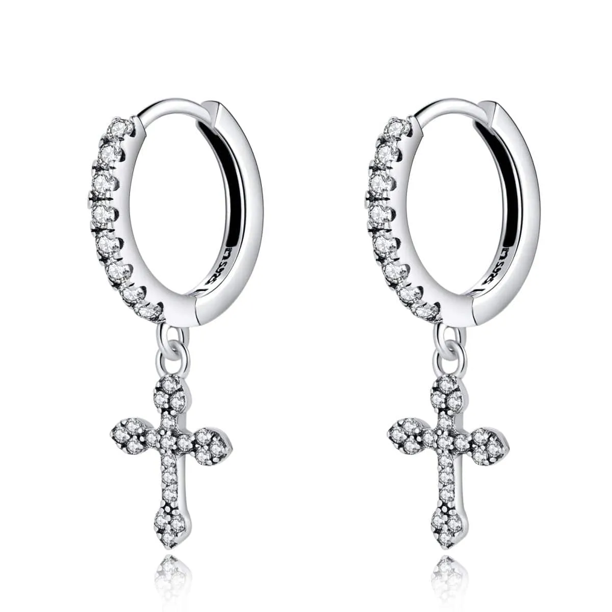 "Gothic Cross" Earrings