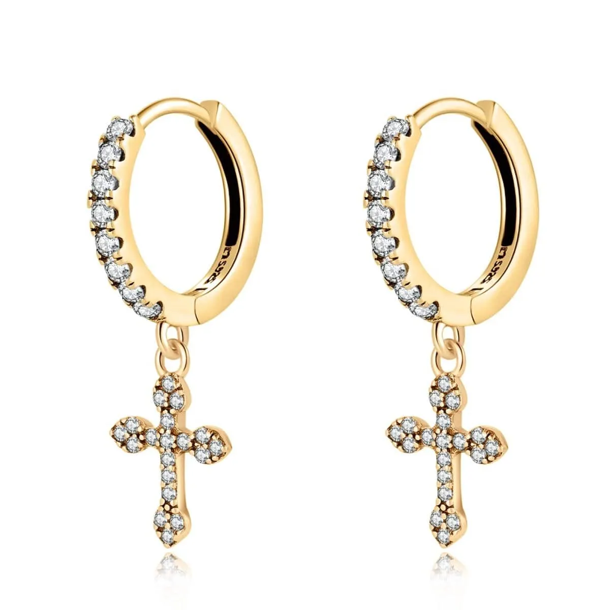 "Gothic Cross" Earrings