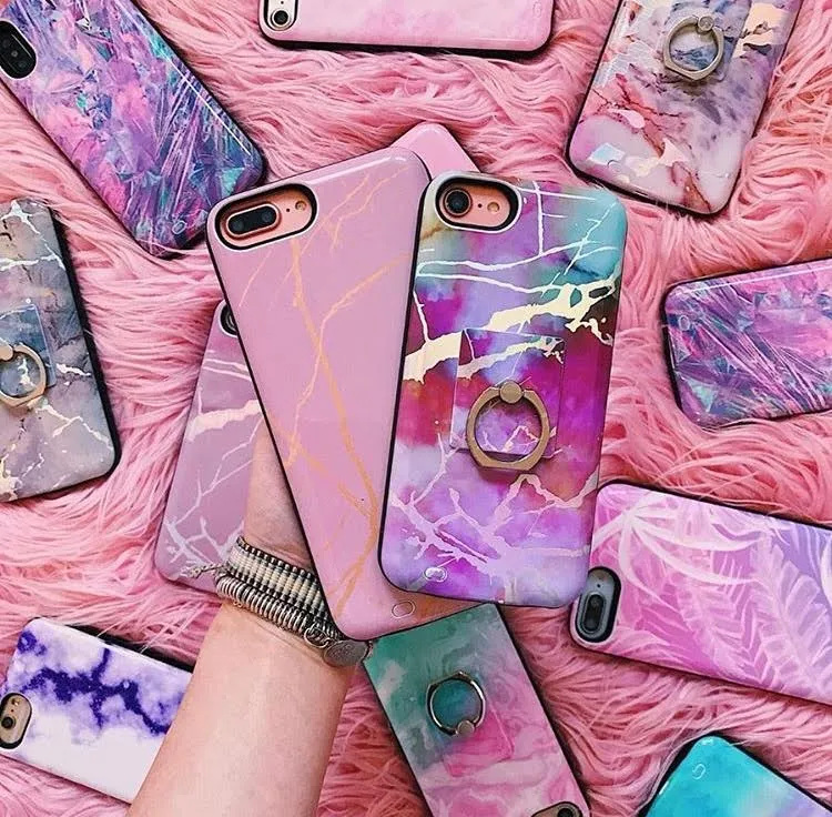 Rainbow Holo Ring Holder