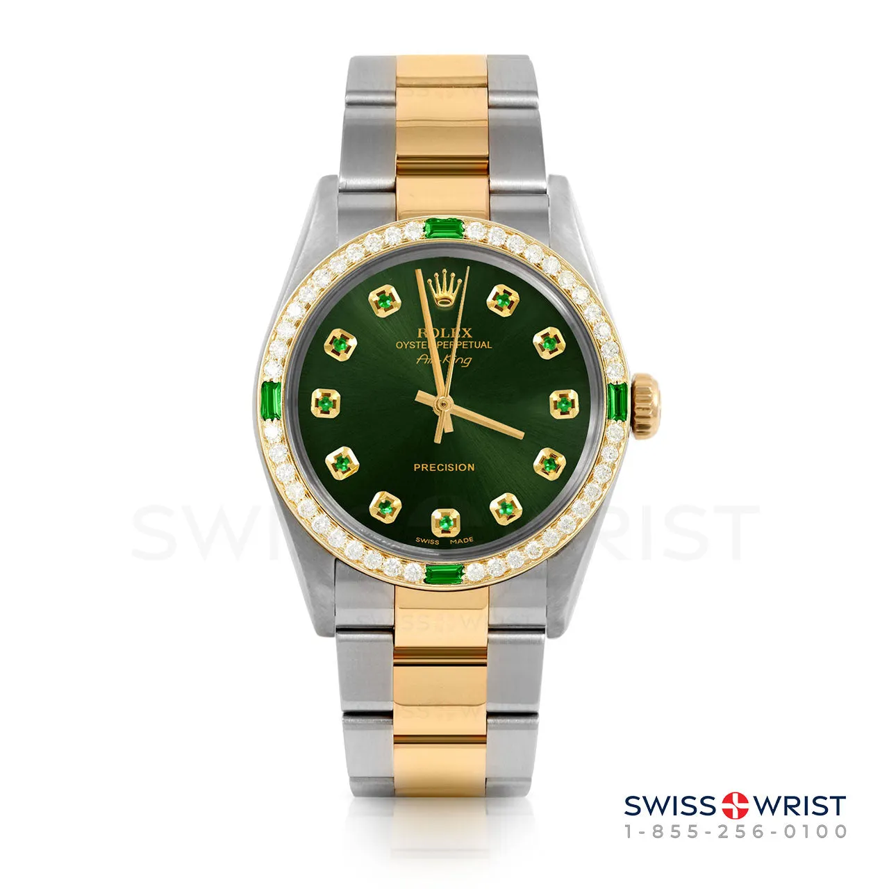 Rolex Air King 34mm | 5500-TT-GRN-EMD-AM-4EMD-OYS