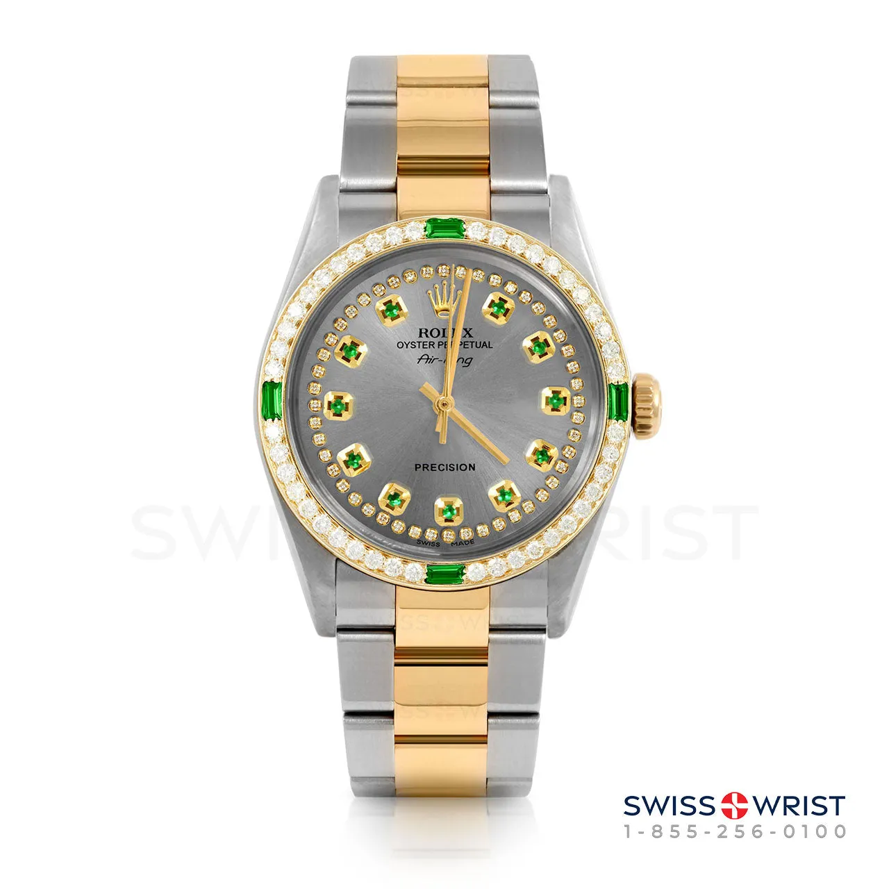 Rolex Air King 34mm | 5500-TT-SLT-STRE-4EMD-OYS
