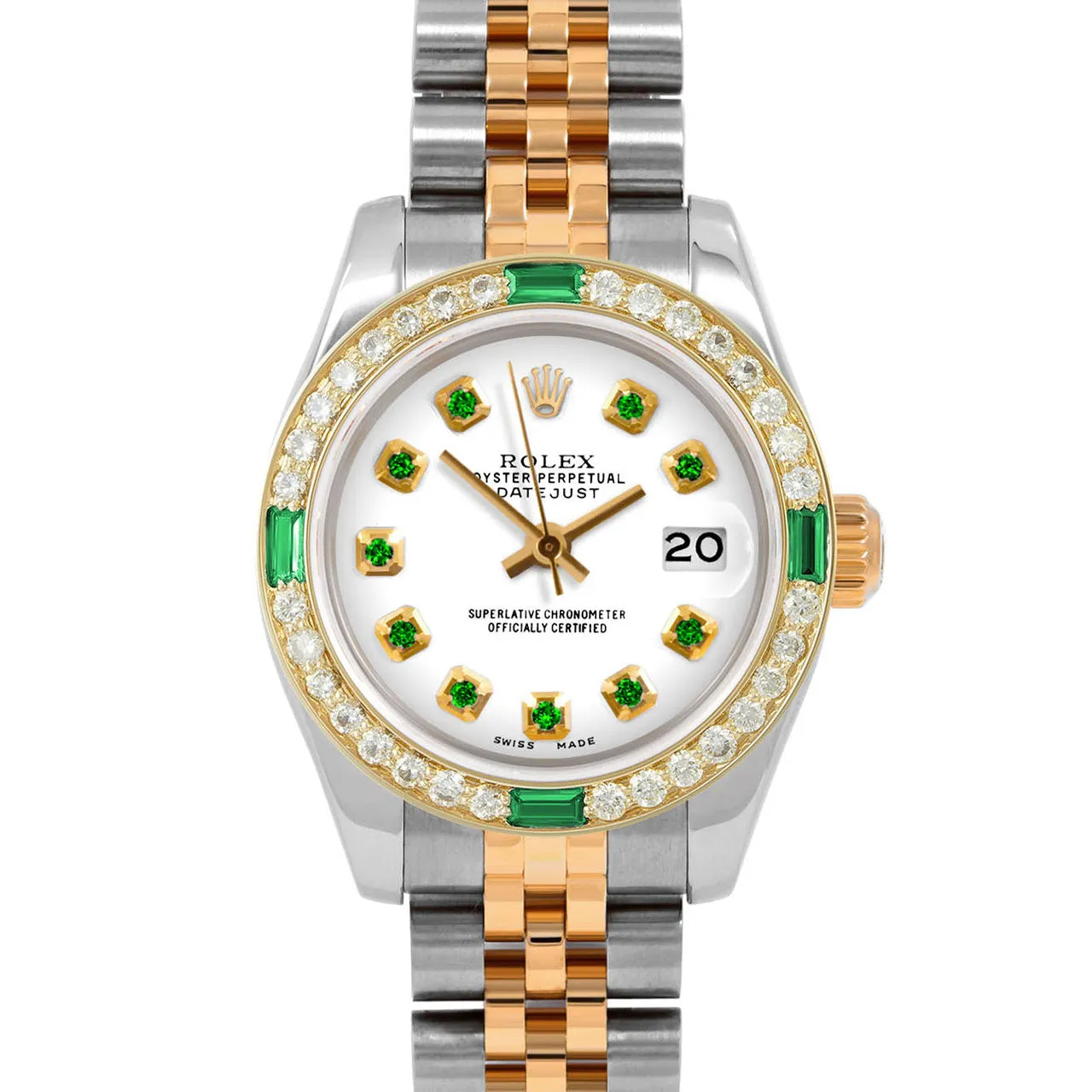 Rolex Datejust 26mm | 179173-WHT-EMD-AM-4EMD-JBL