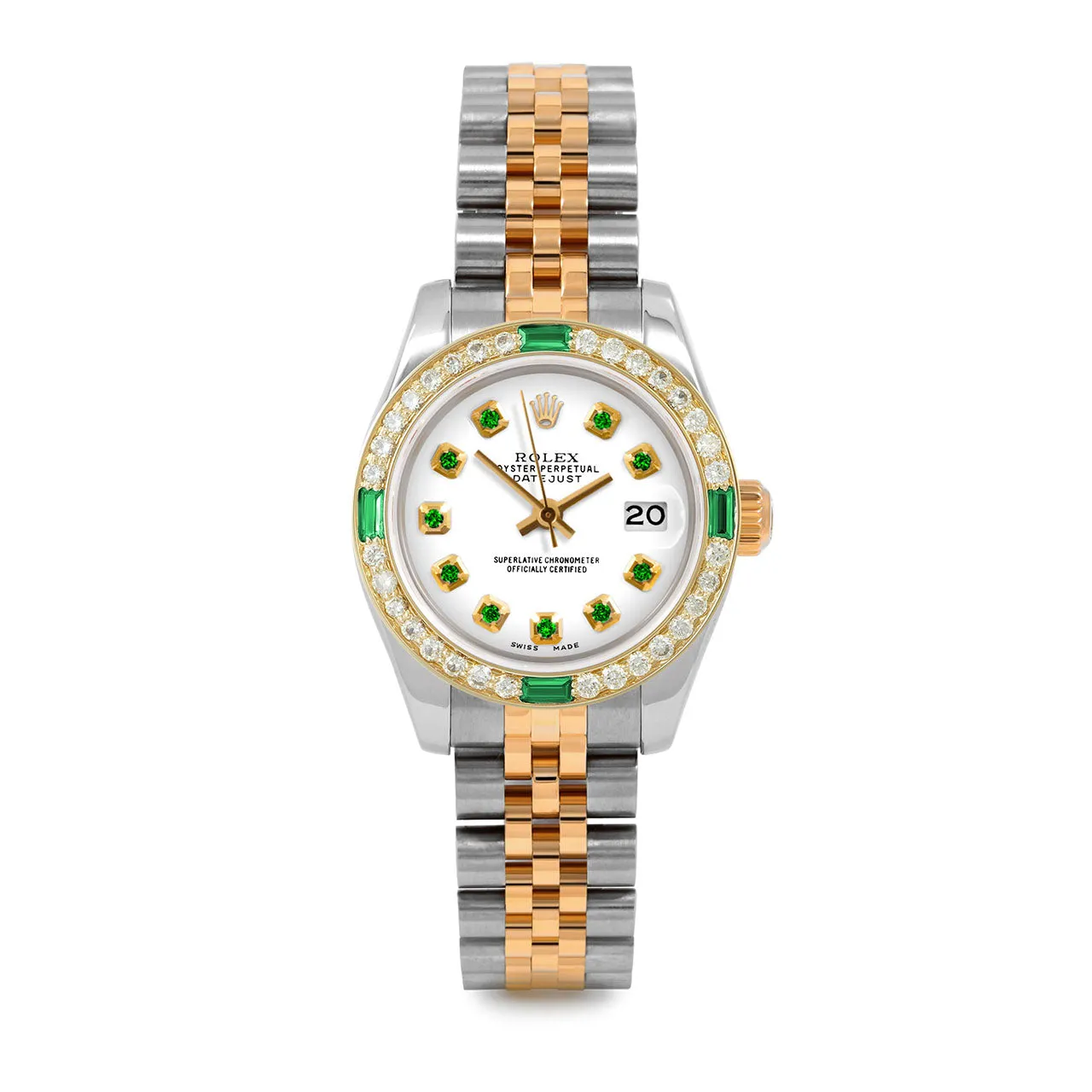Rolex Datejust 26mm | 179173-WHT-EMD-AM-4EMD-JBL