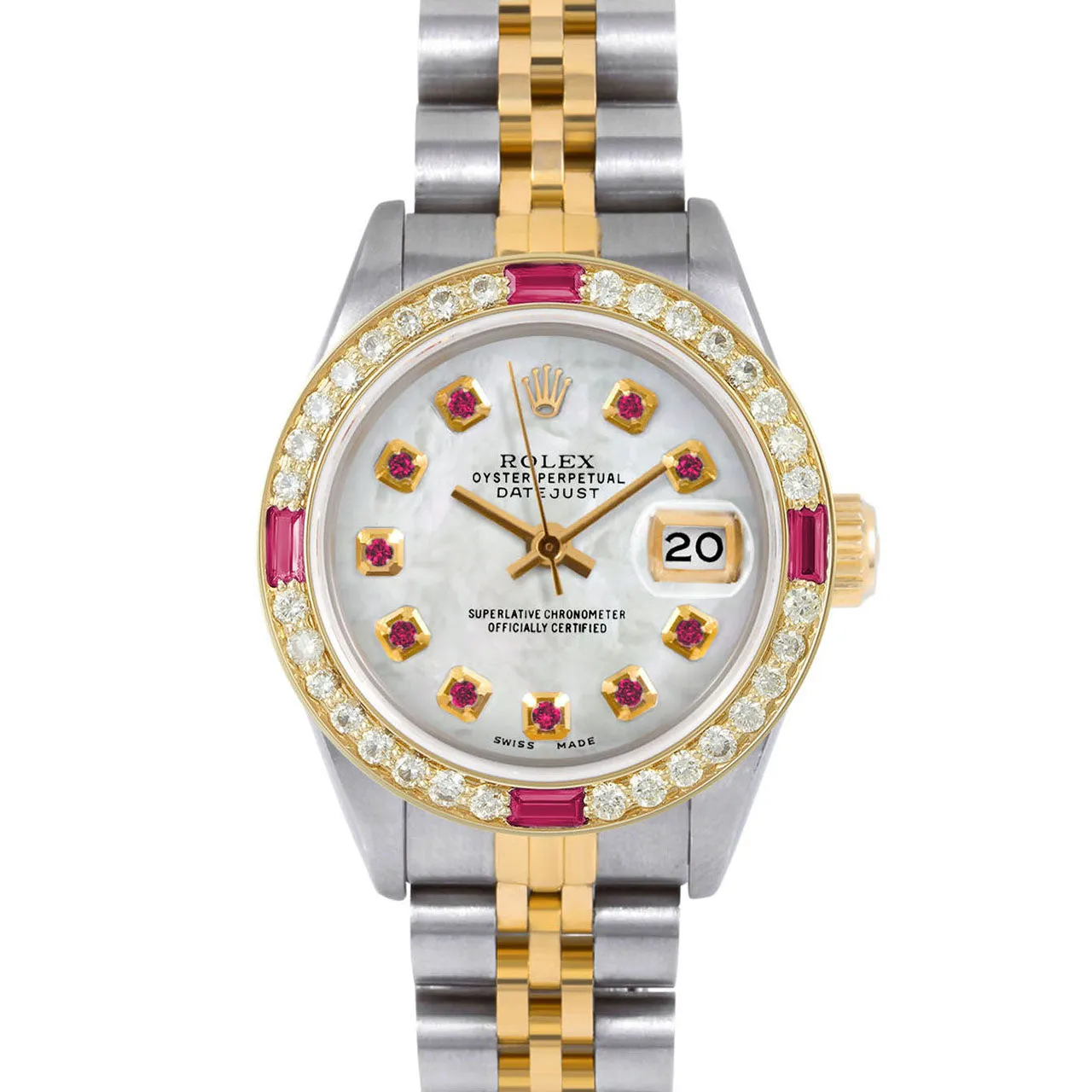 Rolex Datejust 26mm | 69173-WMOP-RBY-AM-4RBY-JBL