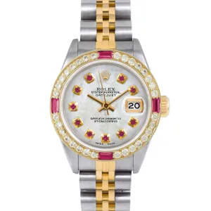 Rolex Datejust 26mm | 69173-WMOP-RBY-AM-4RBY-JBL