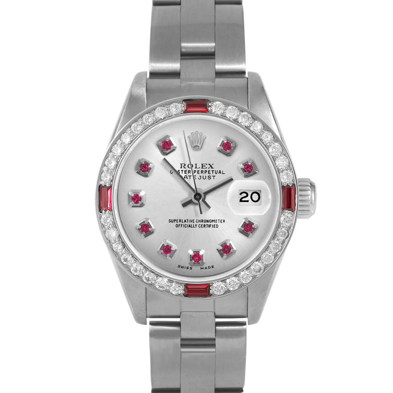 Rolex Datejust 26mm | 69174-SLV-RBY-AM-4RBY-OYS