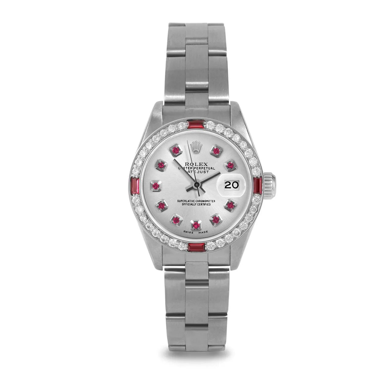 Rolex Datejust 26mm | 69174-SLV-RBY-AM-4RBY-OYS