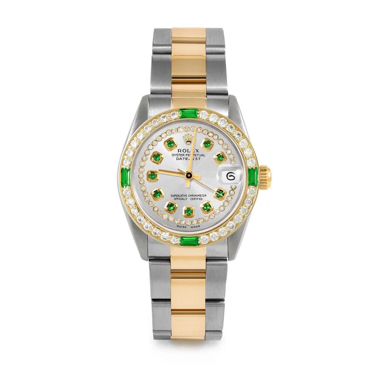 Rolex Datejust 31mm | 6827-TT-SLV-STRE-4EMD-OYS