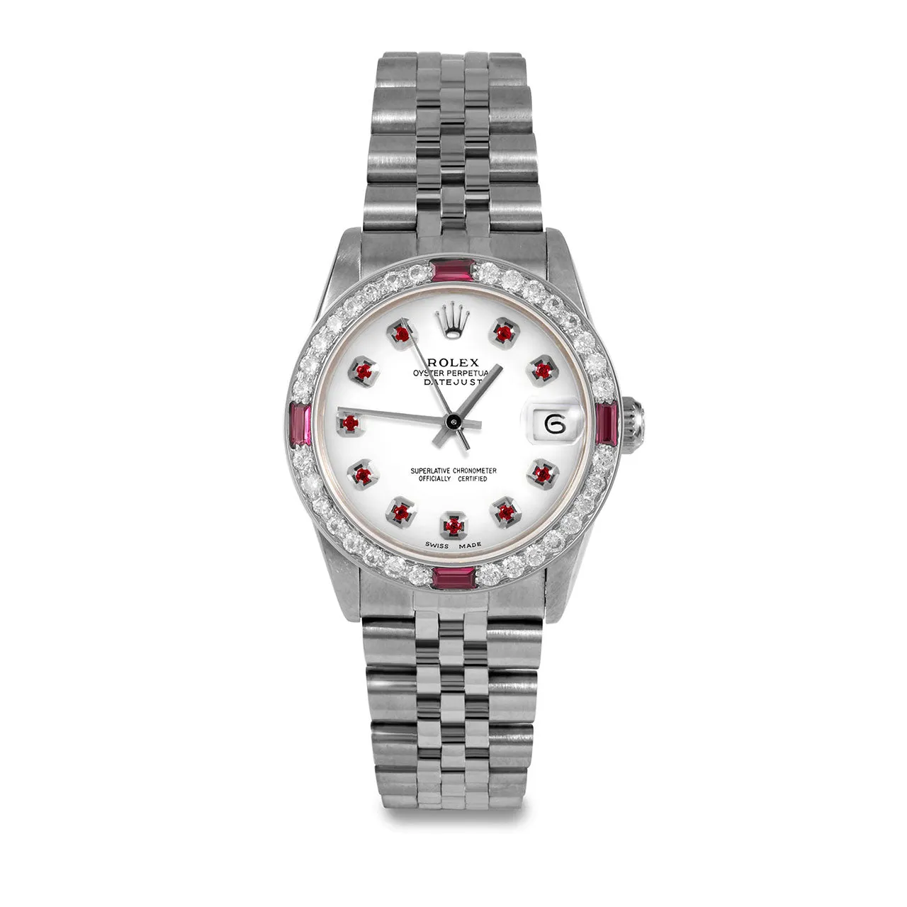 Rolex Datejust 31mm | 68274-WHT-RBY-AM-4RBY-JBL