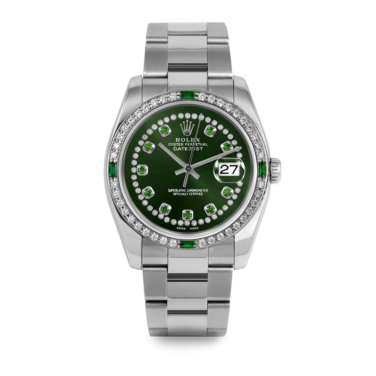 Rolex Datejust 36mm | 116234-GRN-STRE-4EMD-OYS