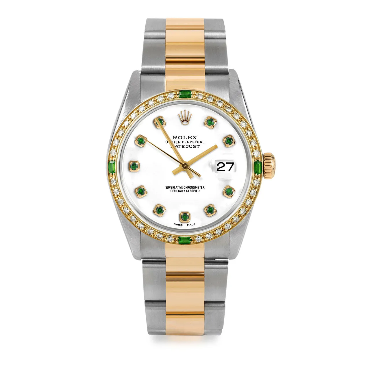 Rolex Datejust 36mm | 16233-WHT-EMD-AM-4EMD-OYS