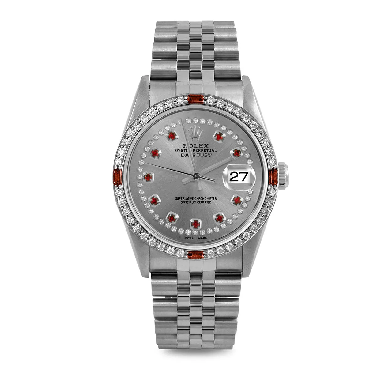 Rolex Datejust 36mm | 16234-SLT-STRR-4RBY-JBL