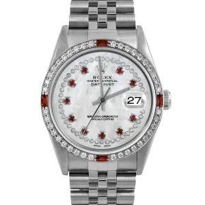 Rolex Datejust 36mm | 16234-WMOP-STRR-4RBY-JBL