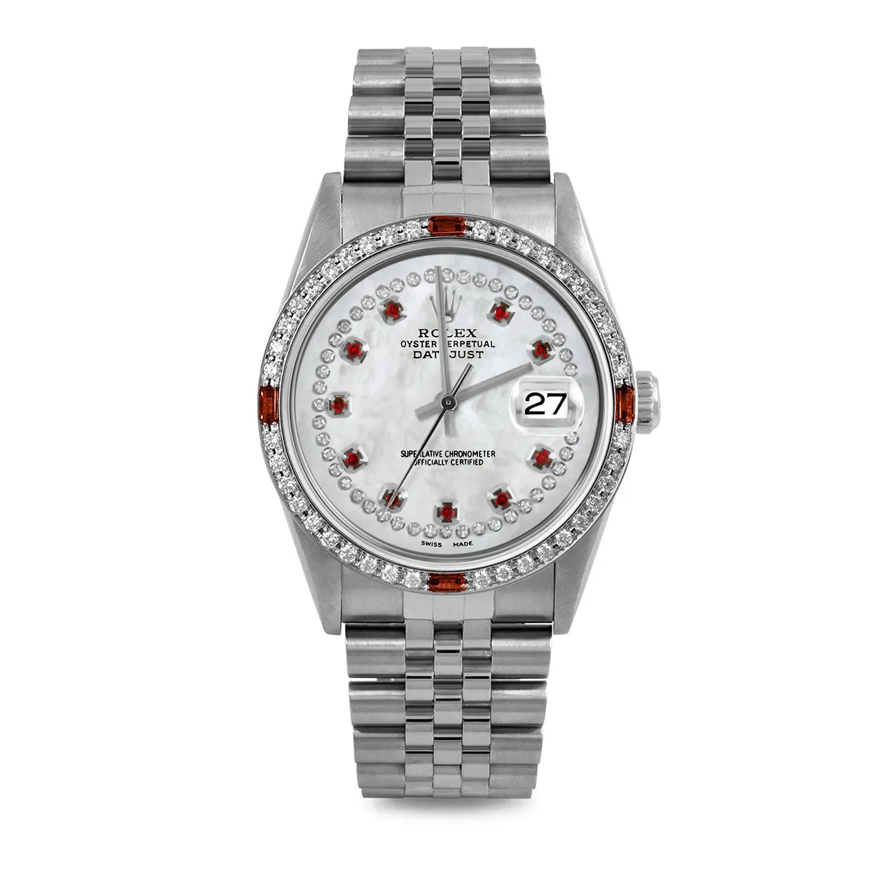 Rolex Datejust 36mm | 16234-WMOP-STRR-4RBY-JBL