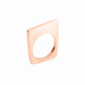 Rose Gold Ice Shard Ring - Tall
