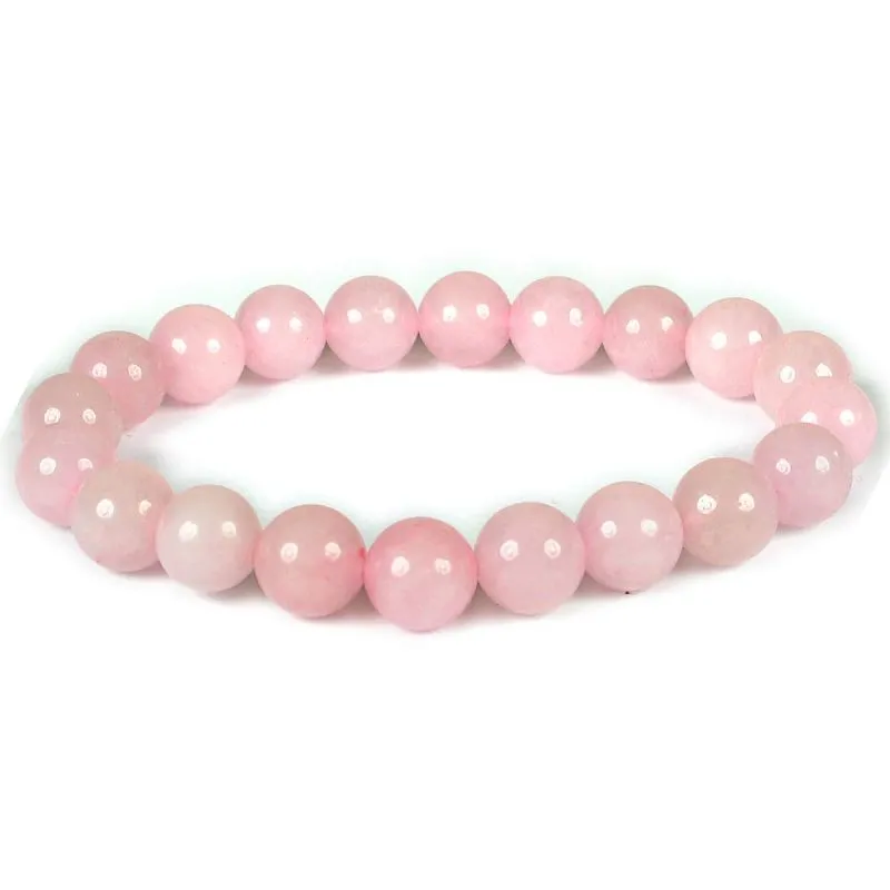 Rose Quartz Crystal Bracelet NZ 8mm Beads