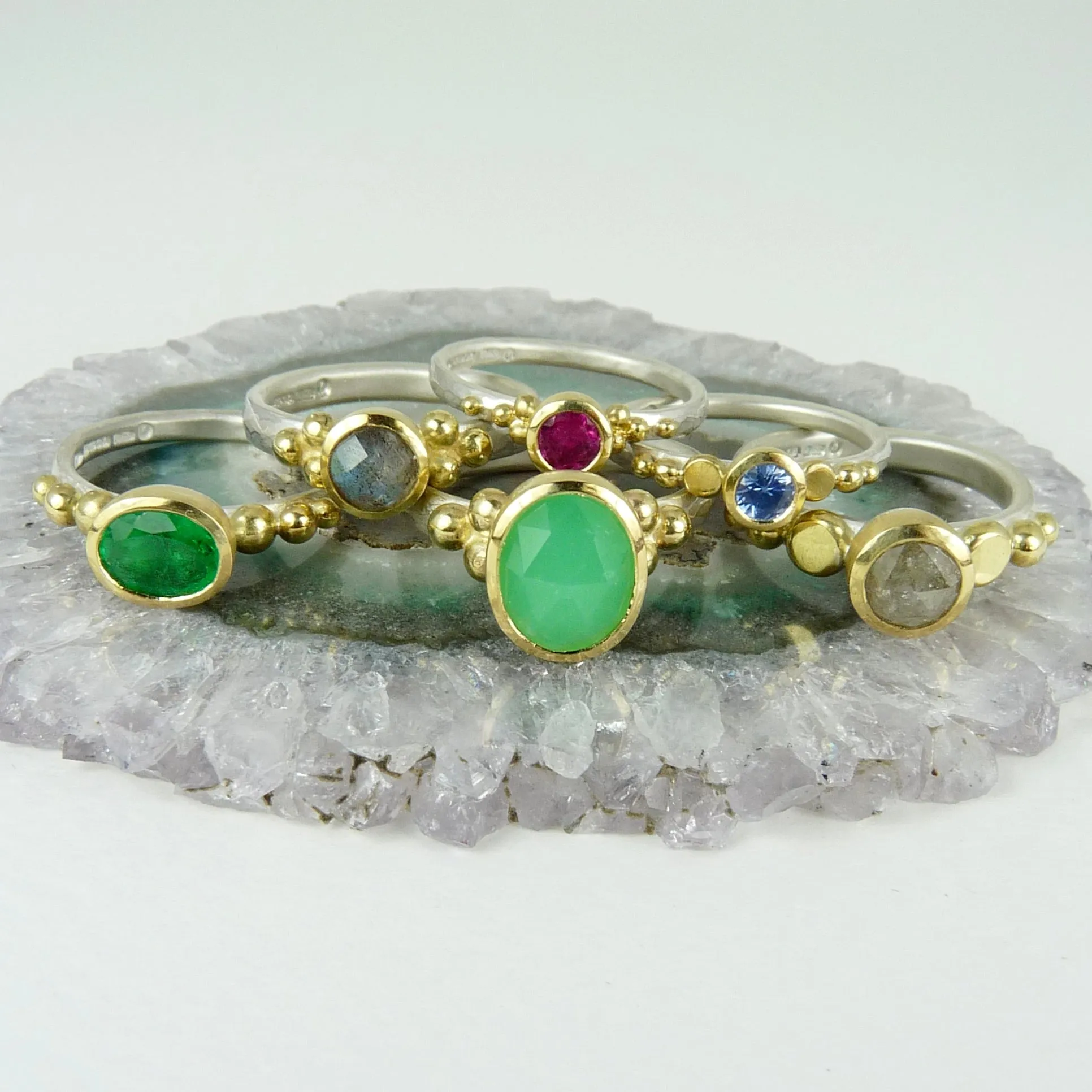 Ruby Granulation Ring