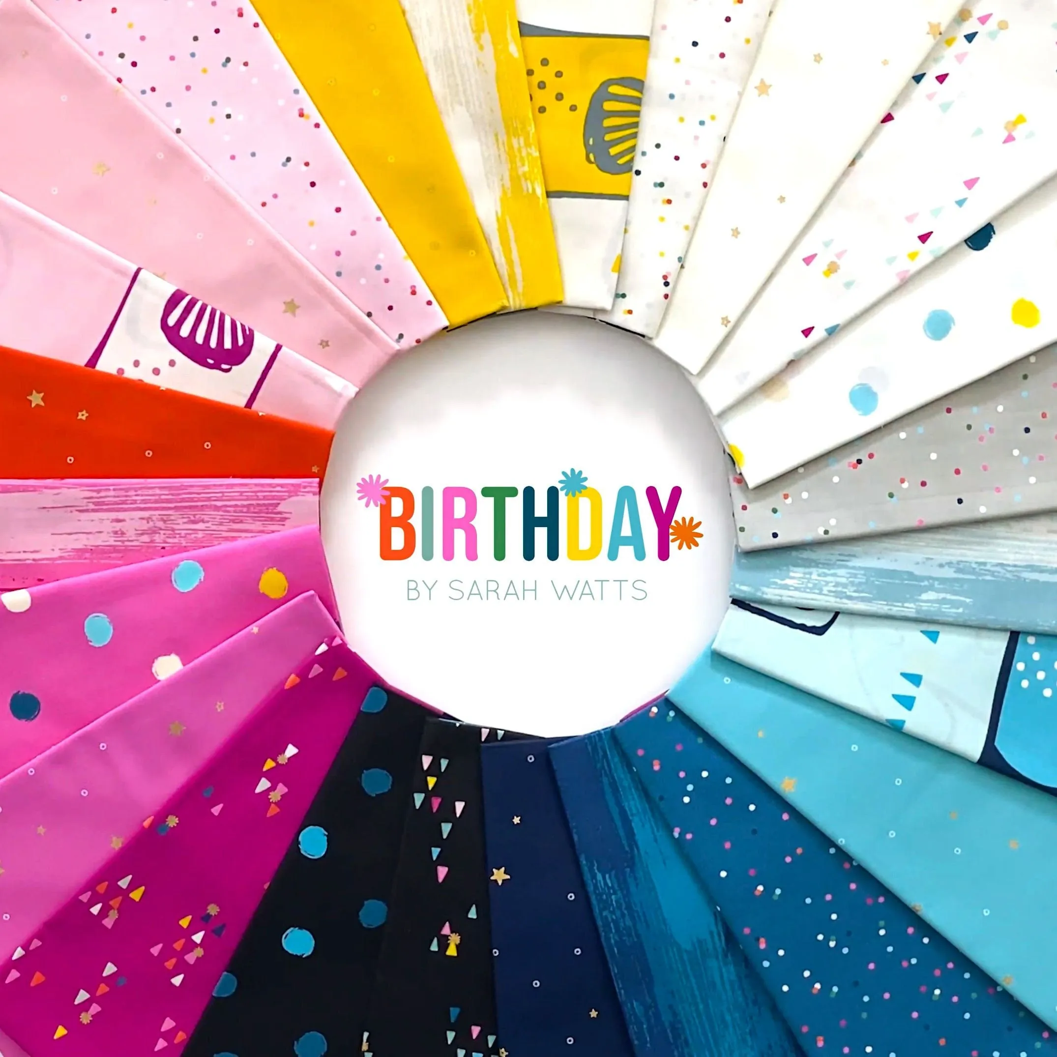 Ruby Star Society - Birthday - 1/2 Yard Quilting Cotton - Birthday Florida RS2049 16M- Designed by Sarah Watts