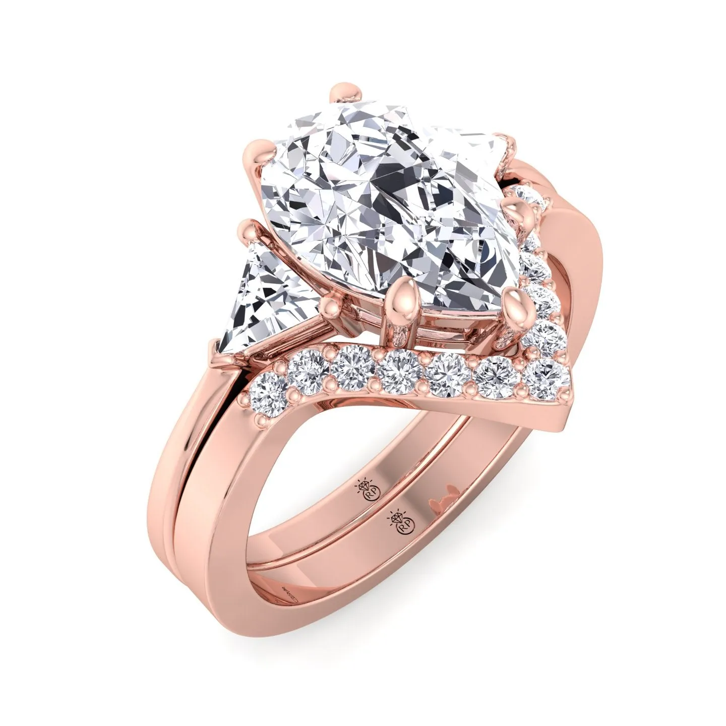 Sardy - Wedding Band with Curve (0.07 CT)