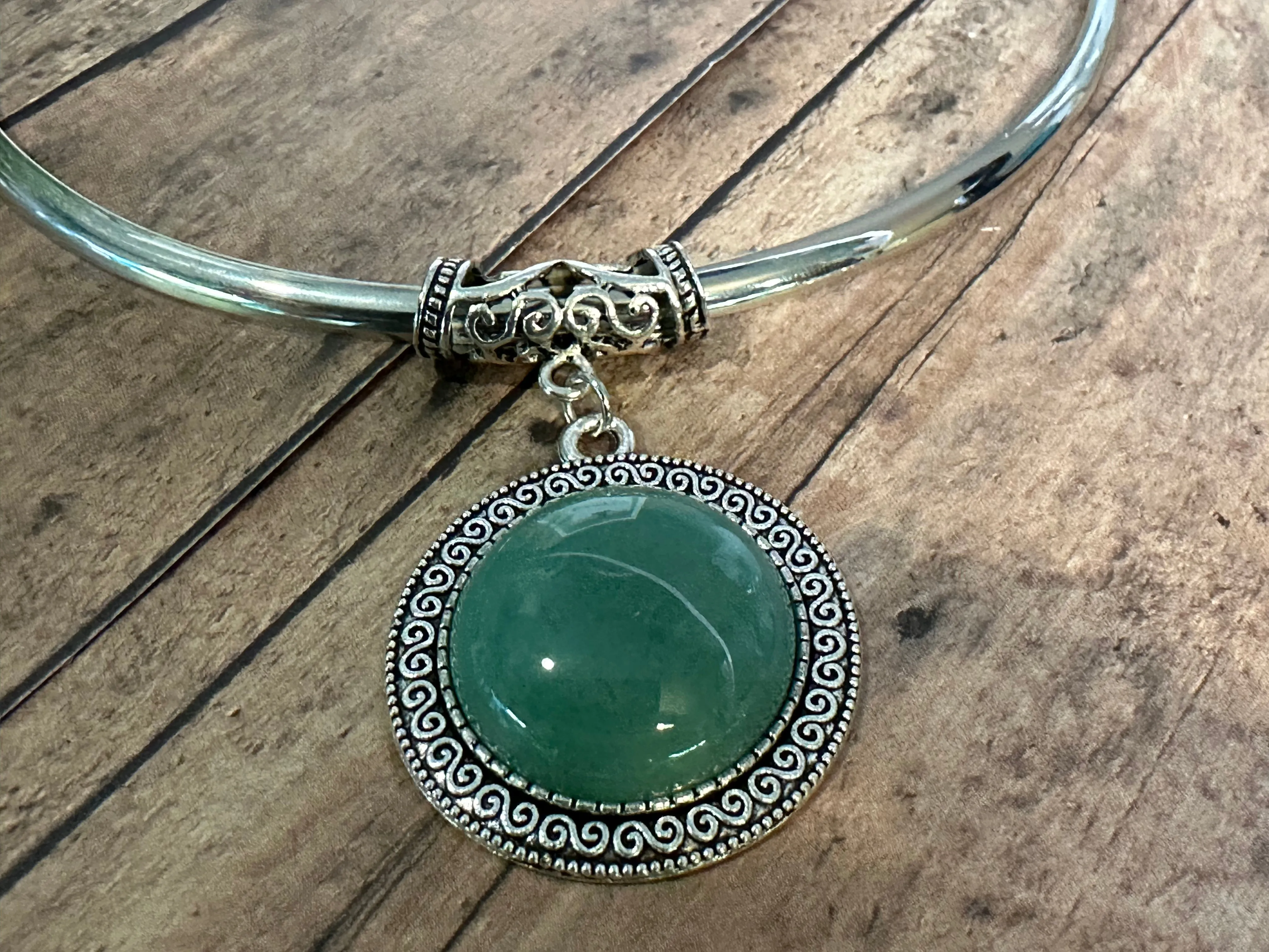 SEMI-PRECIOUS STONE CHOKER Necklace (N54)