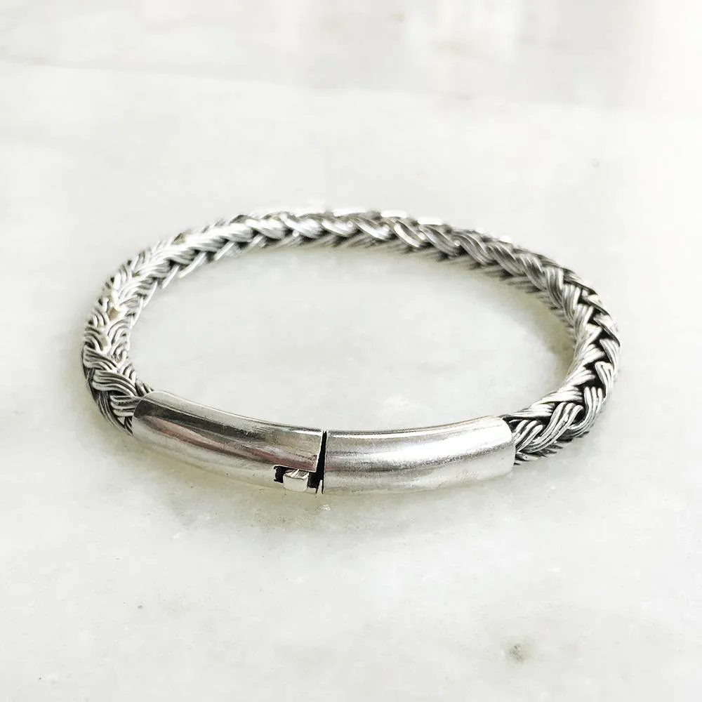 Silver Chunky Unisex Bracelet