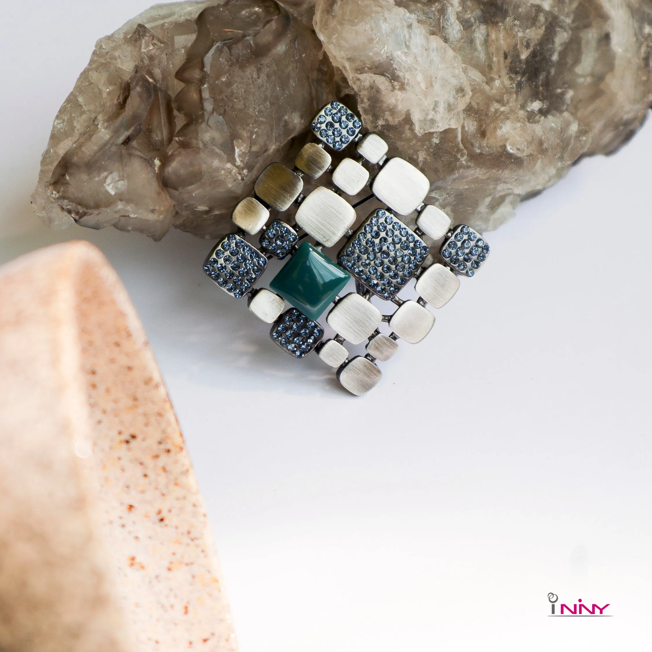 Square in Square Brooch/Pendant