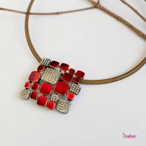Square in Square Brooch/Pendant