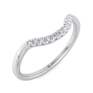 Storm - Wedding Band with Curve (0.025 CT)