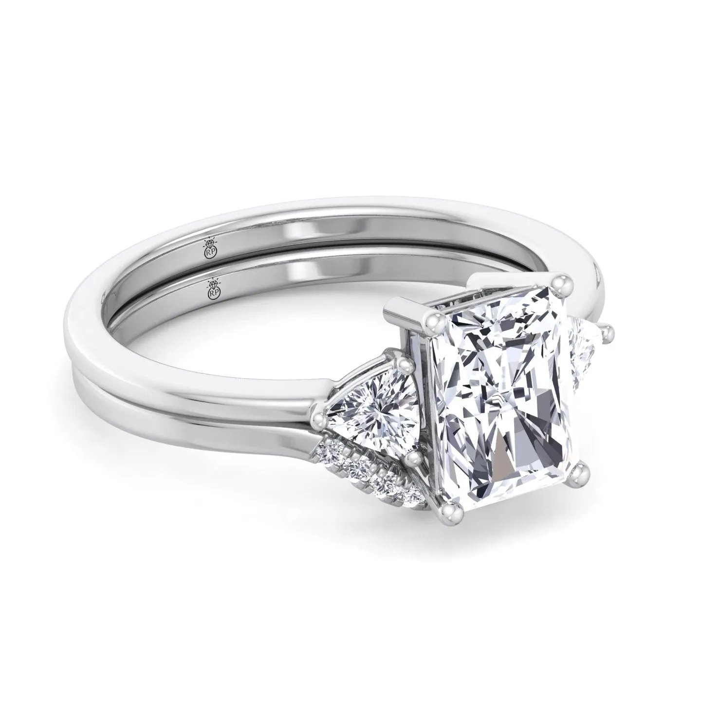 Storm - Wedding Band with Curve (0.025 CT)