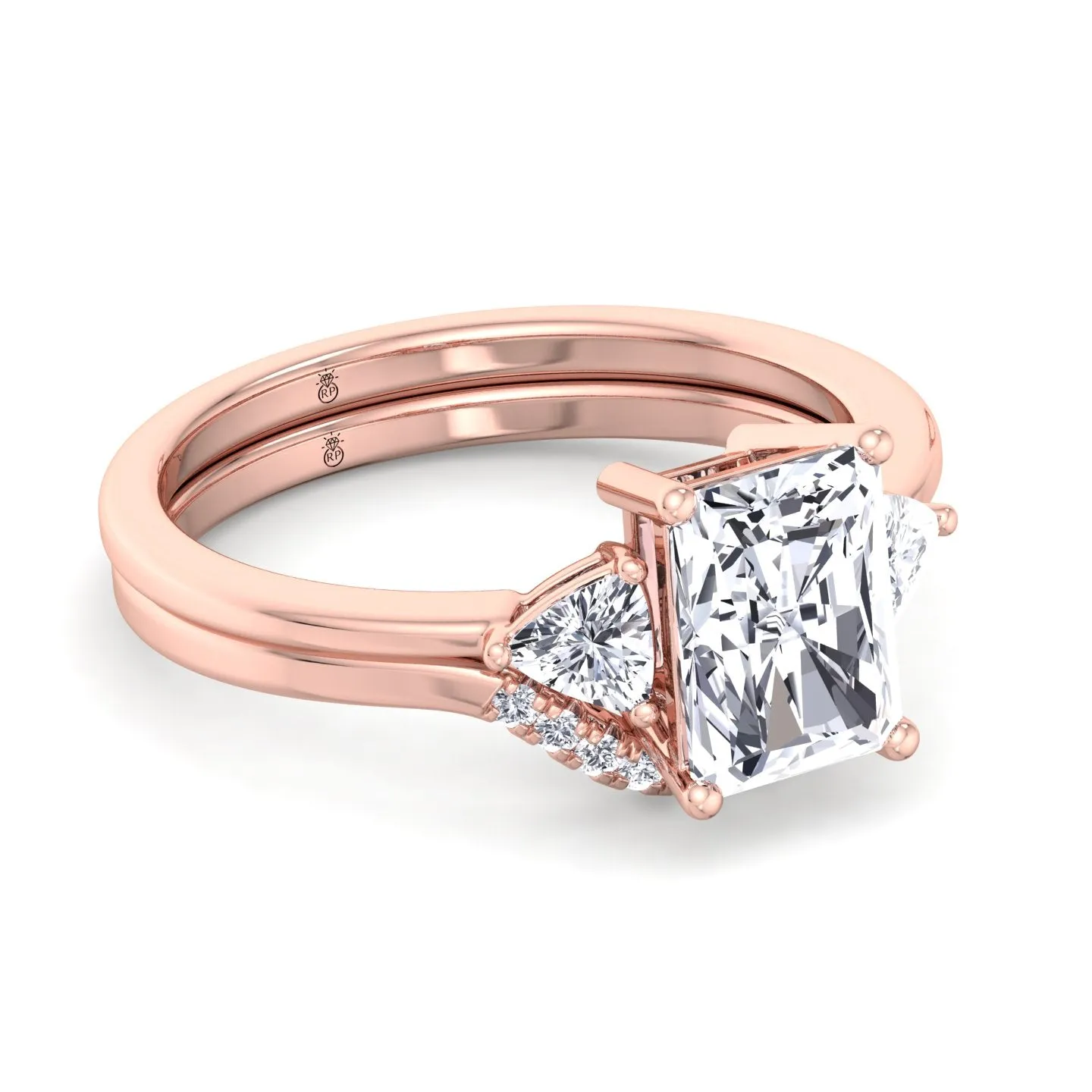 Storm - Wedding Band with Curve (0.025 CT)
