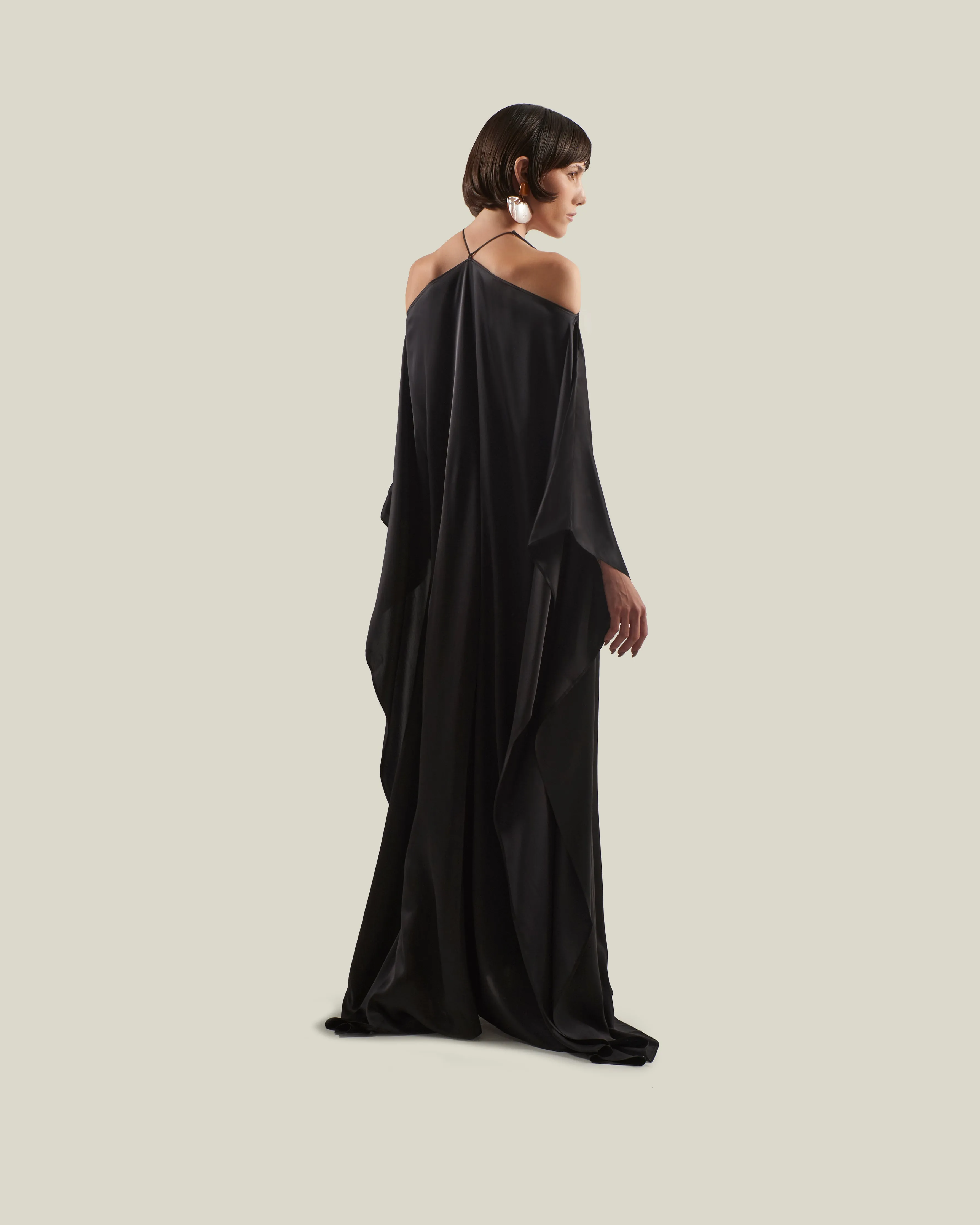 Sza Sza Kaftan in Black